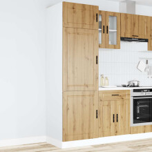 Berkfield Kitchen Cupboard "Porto" Artisan Oak Engineered Wood