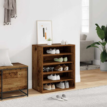 Berkfield Shoe Cabinet Old Wood 60x35x70 cm Engineered Wood