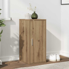 Berkfield Shoe Cabinet Artisan Oak 32x35x70 cm Engineered Wood