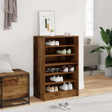 Berkfield Shoe Cabinet Old Wood 60x35x92 cm Engineered Wood