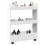 Berkfield Narrow Storage Trolley 3 Tier White Engineered Wood 1