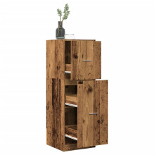 Berkfield Apothecary Cabinet Old Wood 40x41x118 cm Engineered Wood