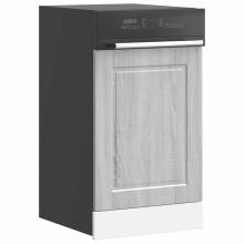 Berkfield Dishwasher Panel Porto Grey Sonoma 45x1,5x57 cm Engineered Wood