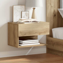 Berkfield Wall-mounted Bedside Cabinets 2 pcs Artisian Oak