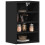Berkfield Hanging Cabinet Riga Black 40x29.5x60 cm Engineered Wood 1