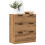 Berkfield Sideboard Artisan Oak 60x30x70 cm Engineered Wood 1