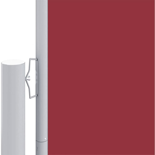 Berkfield Retractable Side Awning Red 160x1200 cm 2