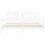 Berkfield Bed Frame without Mattress White 200x200 cm Solid Wood 6