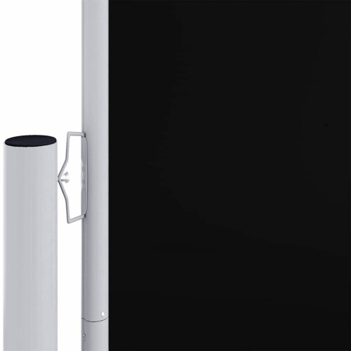 Berkfield Retractable Side Awning Black 220x1200 cm 2