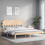 Berkfield Bed Frame without Mattress Super King Size Solid Wood Pine 3