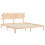 Berkfield Bed Frame without Mattress Super King Size Solid Wood Pine 5