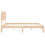 Berkfield Bed Frame without Mattress Super King Size Solid Wood Pine 7