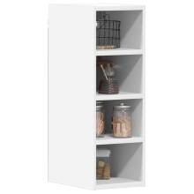 Berkfield Hanging Cabinet Riga White 20x29.5x60 cm Engineered Wood