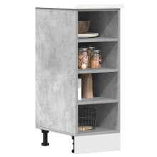 Berkfield Bottom Cabinet Riga Concrete Grey 30x44.5x81.5 cm Engineered Wood