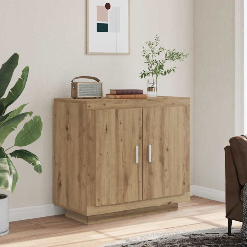 Berkfield Sideboard Artisan Oak 80x40x75 cm Engineered Wood