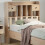 Berkfield Headboard with Storage 90 cm Solid Wood Pine 1