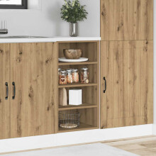 Berkfield Bottom Cabinet Riga Artisan Oak 40x44.5x81.5 cm Engineered Wood