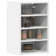 Berkfield Hanging Cabinet Riga White 40x29.5x60 cm Engineered Wood