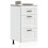 Berkfield Kitchen Base Cabinet Porto White Engineered Wood 1