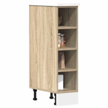 Berkfield Bottom Cabinet Riga Sonoma Oak 20x44.5x81.5 cm Engineered Wood