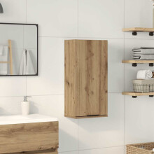Berkfield Wall-mounted Bathroom Cabinet Artisan Oak 32x20x67 cm