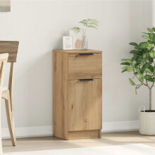 Berkfield Sideboard Artisan Oak 30x30x70 cm Engineered Wood