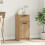 Berkfield Sideboard Artisan Oak 30x30x70 cm Engineered Wood 1