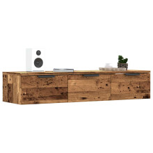 Berkfield Wall Cabinet Old Wood 102x30x20 cm Engineered Wood