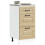 Berkfield Kitchen Base Cabinet Kalmar Sonoma Oak Engineered Wood 1