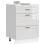 Berkfield Kitchen Base Cabinet "Porto" High Gloss White Engineered Wood 1
