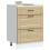 Berkfield Kitchen Base Cabinet Lucca Sonoma Oak Engineered Wood 1