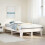 Berkfield Bed Frame without Mattress White 120x190 cm Small Double Solid Wood Pine 1
