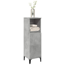 Berkfield Bathroom Cabinet Concrete Grey 30x30x100 cm Engineered Wood