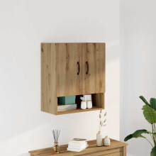 Berkfield Wall Cabinet Artisan Oak 60x31x70 cm Engineered Wood