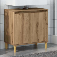 Berkfield Sink Cabinet Artisan Oak 58x33x60 cm Engineered Wood