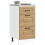 Berkfield Kitchen Base Cabinet Kalmar Artisan Oak Engineered Wood 1
