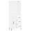 Berkfield Highboard White 69.5x34x180 cm Engineered Wood 4