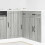 Berkfield Kitchen Base Cabinet Lucca Grey Sonoma Engineered Wood 1