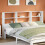 Berkfield Headboard with Storage White 180 cm Solid Wood Pine 1