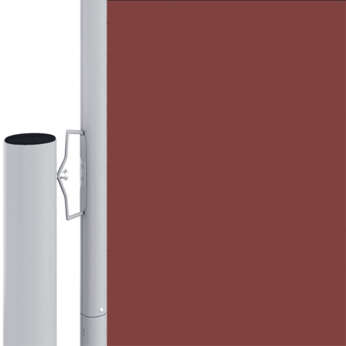 Berkfield Retractable Side Awning Brown 160x1200 cm 2