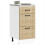 Berkfield Kitchen Base Cabinet Lucca Sonoma Oak Engineered Wood 1