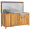 Berkfield Garden Box 114x50x58 cm Solid Wood Teak 3