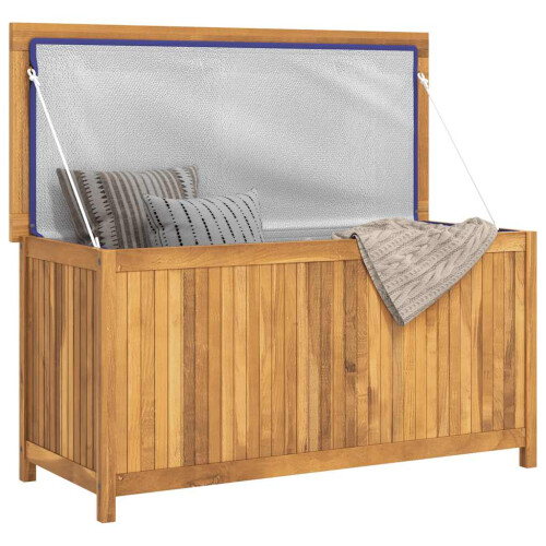 Berkfield Garden Box 114x50x58 cm Solid Wood Teak 2