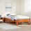 Berkfield Bed Frame without Mattress Wax Brown 75x190 cm Small Single Solid Wood Pine 1