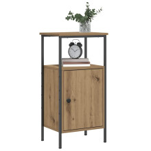 Berkfield Bedside Cabinet Artisan Oak 41x31x80 cm Engineered Wood