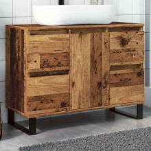 Berkfield Bathroom Sink Cabinet Old Wood 80x33x60 cm Engineered Wood