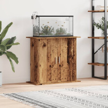 Berkfield Aquarium Stand Old Wood 81x36x73 cm Engineered Wood