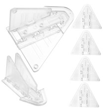 6pcs Sliding Door Lock Set for Child and Pet Safety, Strong Adhesive Hold, Easy Tool Installation