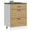 Berkfield Kitchen Base Cabinet Lucca Artisan Oak Engineered Wood 1