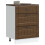 Berkfield Kitchen Base Cabinet Lucca Brown Oak Engineered Wood 1